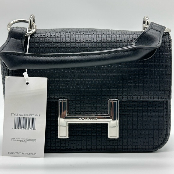Halston Heritage Black Crossbody Bag - Picture 2 of 9
